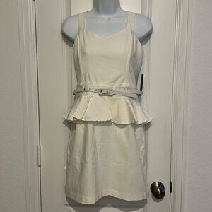 Kaleidoscope Sky Grass Collection Ivory Two-Fer Dress Size 11